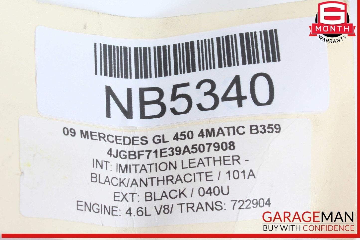 08-18 Mercedes X164 GL450 4MATIC Subwoofer Amp Amplifier Harman Becker OEM
