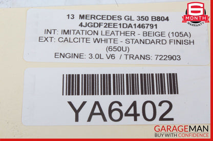 07-19 Mercedes X164 GL350 GL450 GL550 Rear 3rd Third Row Seat Motor Unit OEM