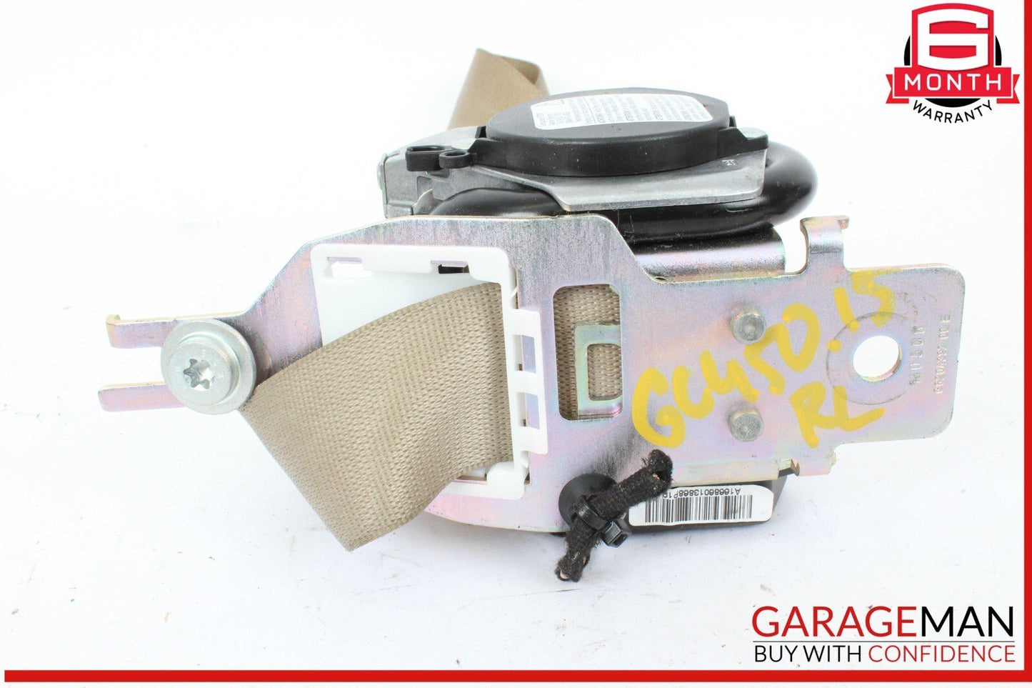 12-19 Mercedes X166 GL450 GLS550 Rear 2nd Row Left Driver Side Seat Belt OEM