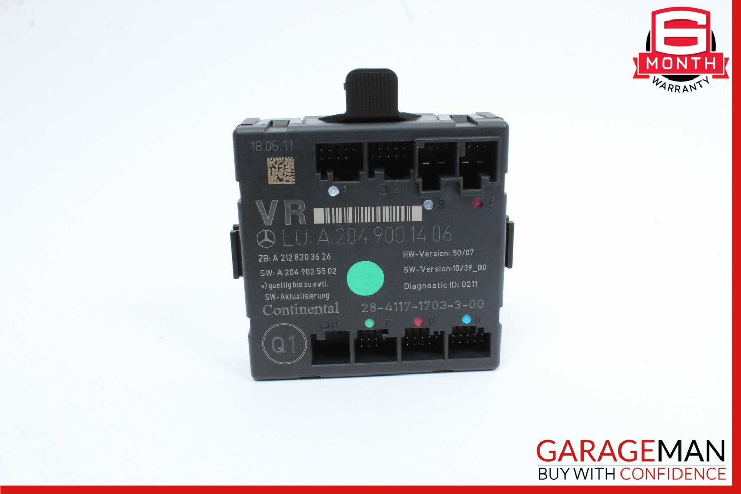 08-18 Mercedes W204 C350 E350 Front Right Side Door Control Module Unit OEM