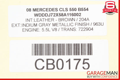 06-11 Mercedes W219 CLS500 CLS55 AMG Front Left Driver Door Control Module OEM