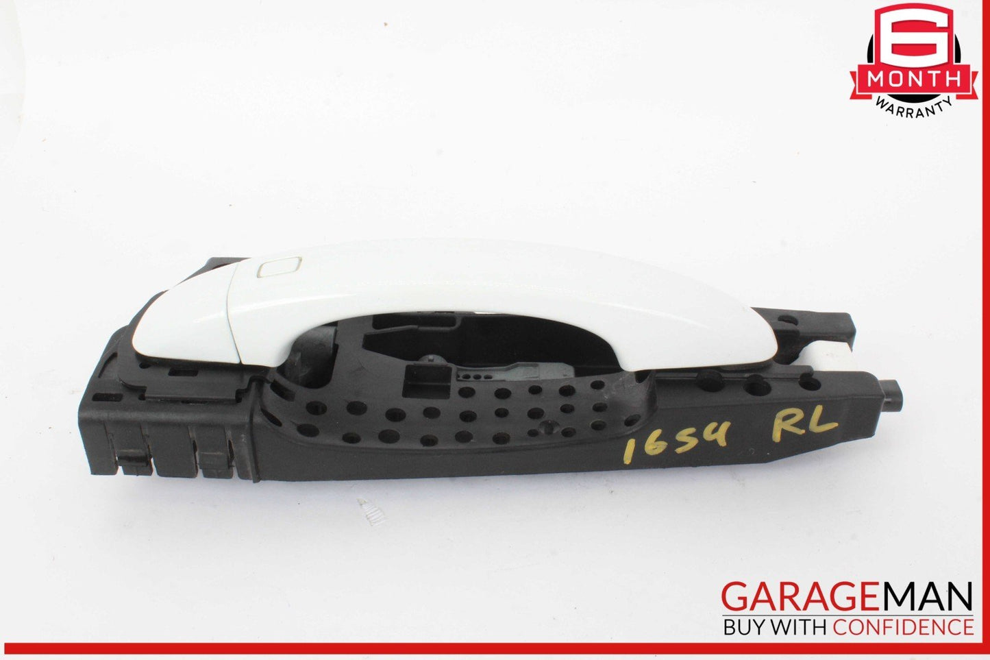 08-18 Audi S4 Q5 A4 A5 Rear Left Driver Side Exterior Door Handle White OEM