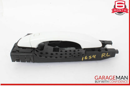 08-18 Audi S4 Q5 A4 A5 Rear Left Driver Side Exterior Door Handle White OEM