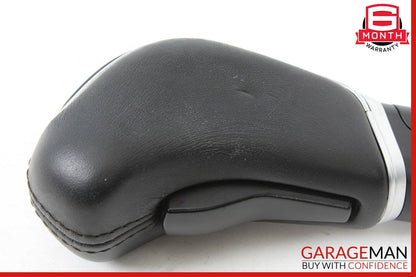 14-17 Maserati Ghibli Floor Gear Shift Shifter Knob Leather Black OEM