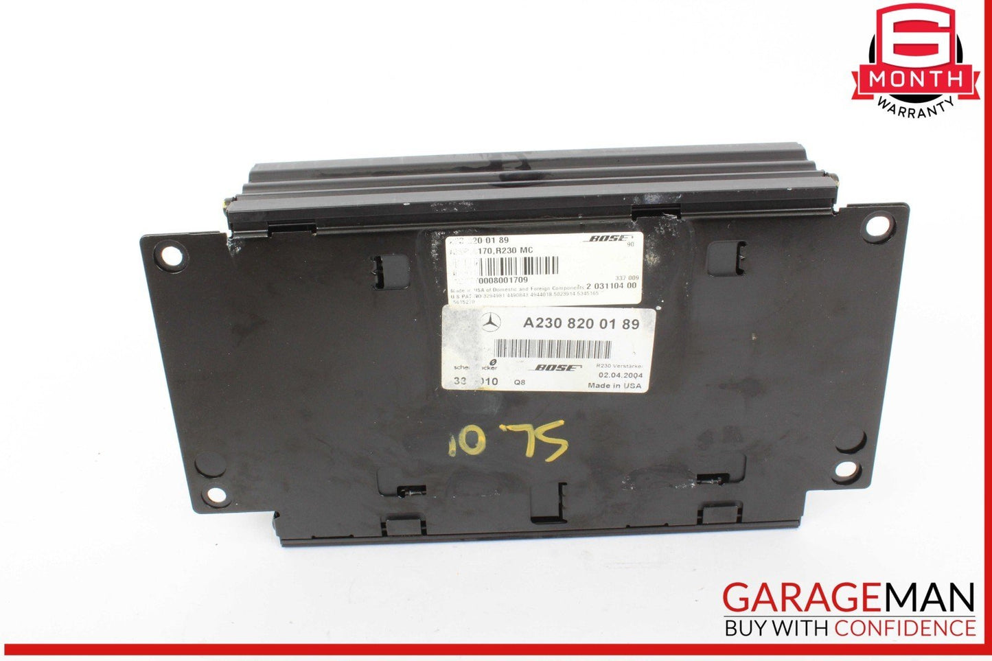 03-04 Mercedes R230 SL500 SL600 SL55 AMG Amplifier Amp Bose Audio Sound OEM