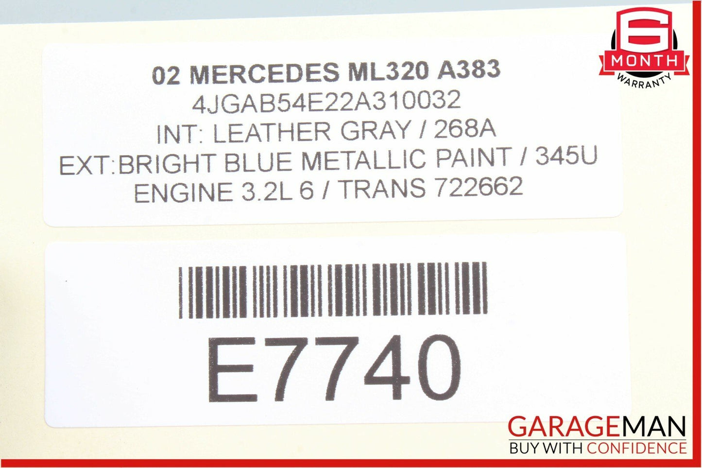 98-03 Mercedes W163 ML320 ML430 ML55 Radio Antenna Amp Amplifier Module Unit OEM