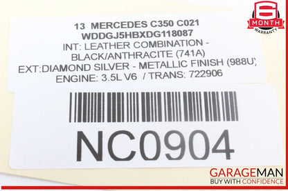 08-14 Mercedes W204 C350 C300 C63 Headlight Fog Light Switch Controller Module