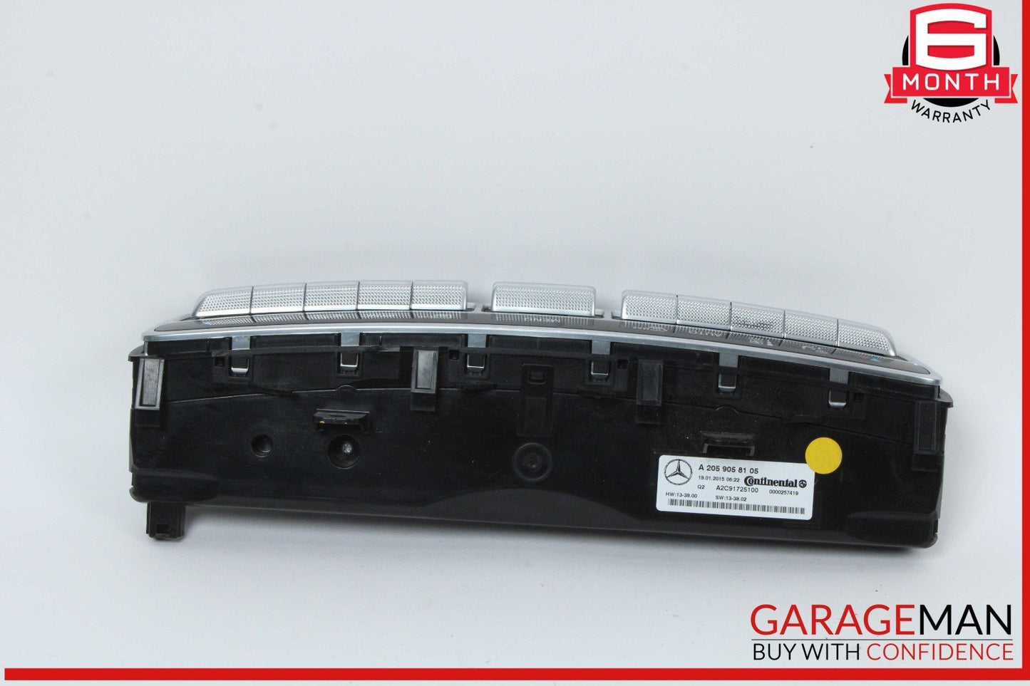 15-20 Mercedes W205 C300 C350e C400 A/C AC Heater Climate Control Switch OEM