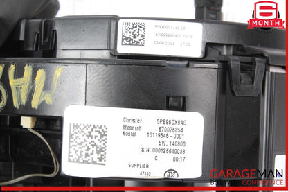 14-17 Maserati Ghibli Steering Column Combination Switch Assembly Black OEM