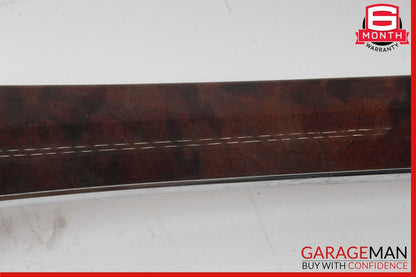 07-09 Mercedes W221 S550 Upper Center Dash Board Dashboard Trim Cover Bezel Wood