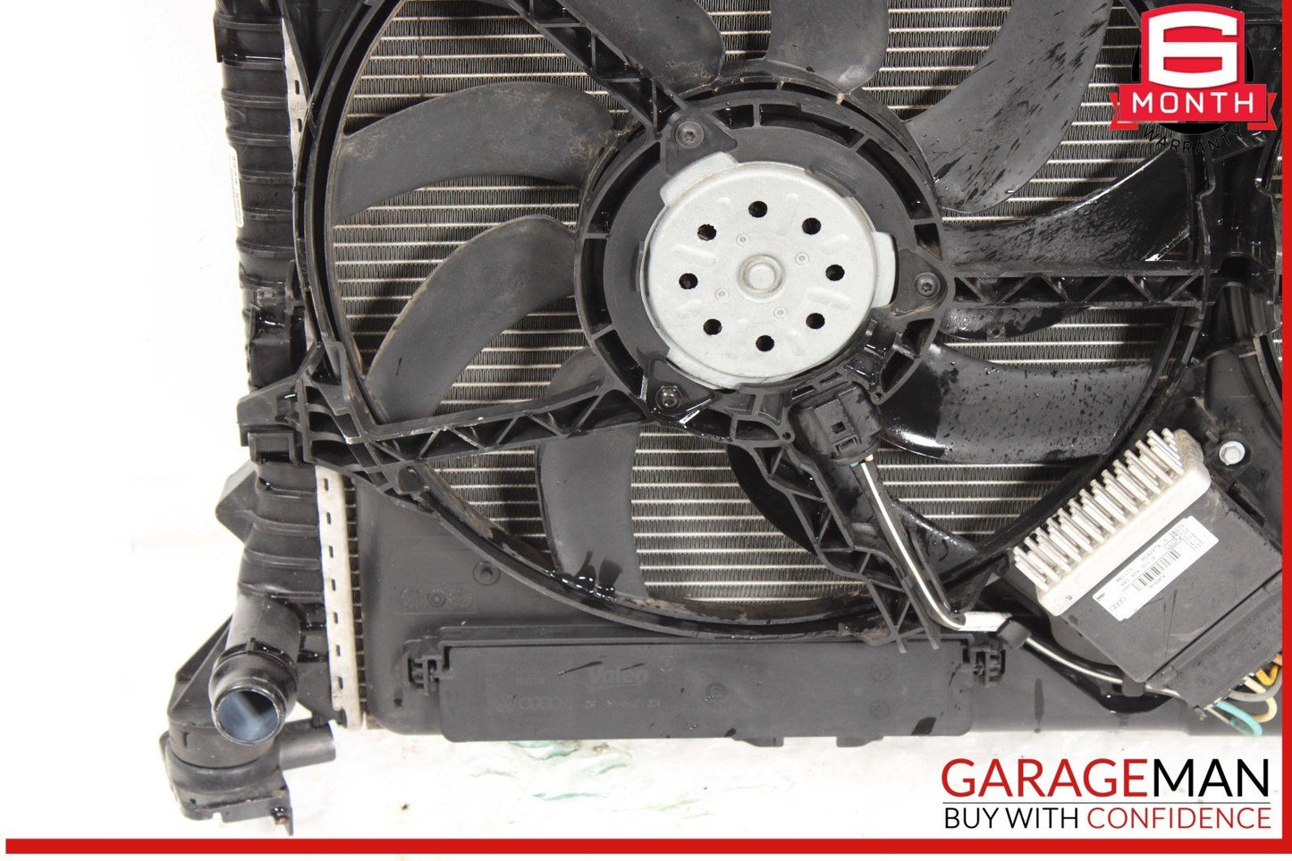 12-18 Audi A6 A7 Engine Radiator Condenser Cooler Fan Assembly OEM