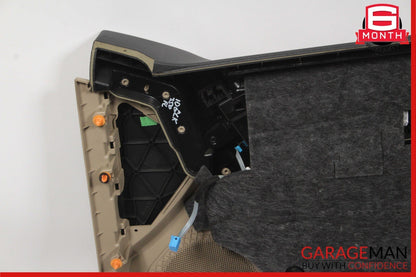 10-15 Mercedes X204 GLK350 Front Left Side Interior Door Trim Panel Cover Brown
