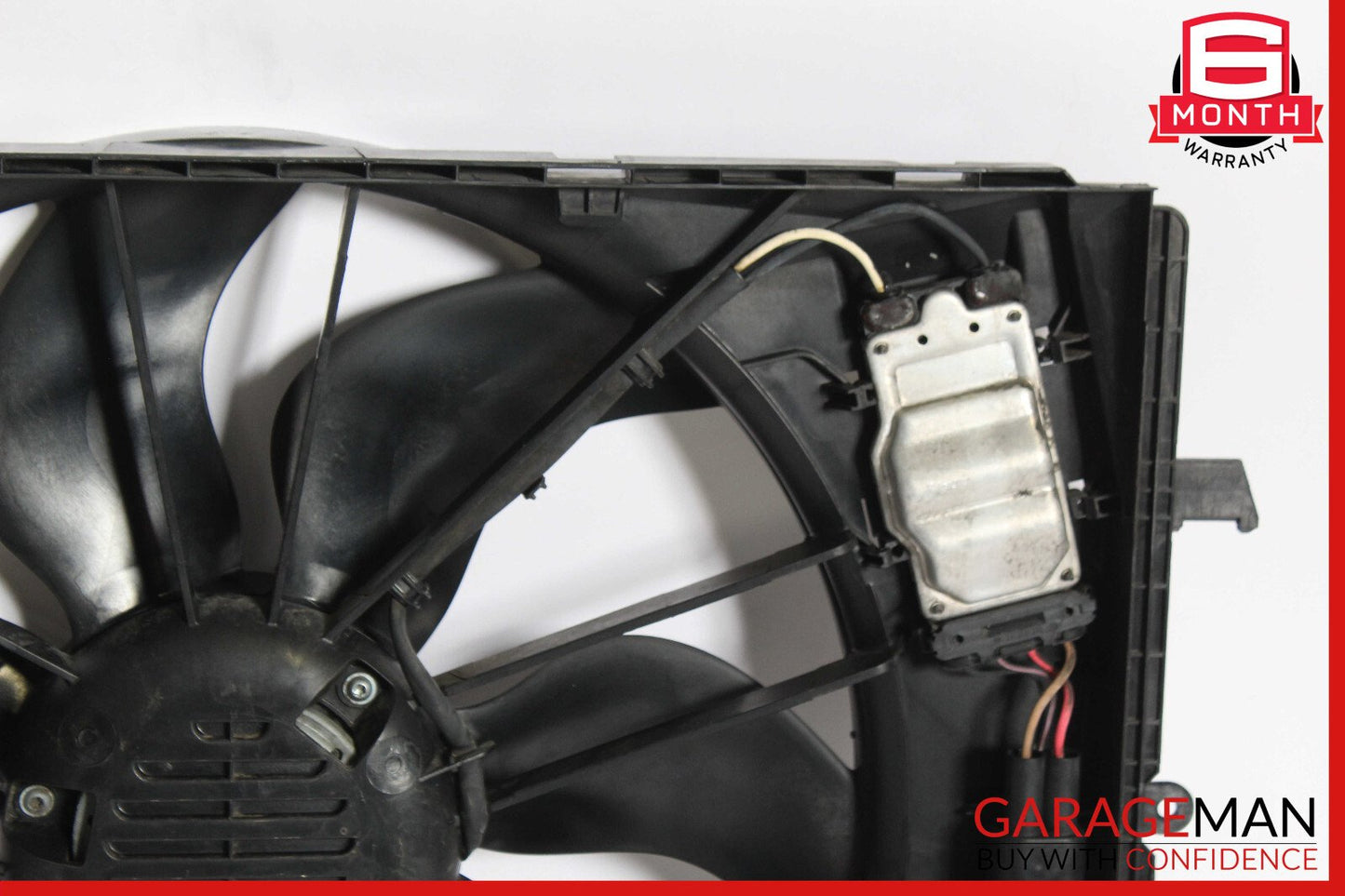 08-18 Mercedes C250 E250 CLS400 Engine Cooling Fan Shroud Motor Assembly