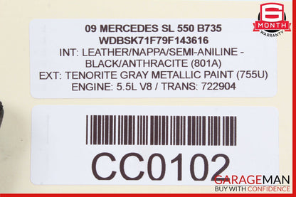 07-12 Mercedes R230 SL550 SL500 Keyless Go Entry Control Module Unit