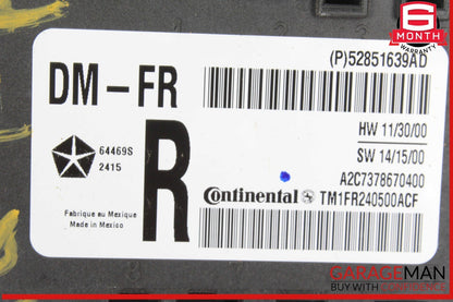 14-17 Maserati Quattroporte Ghibli Front Right Side Door Computer Control Module