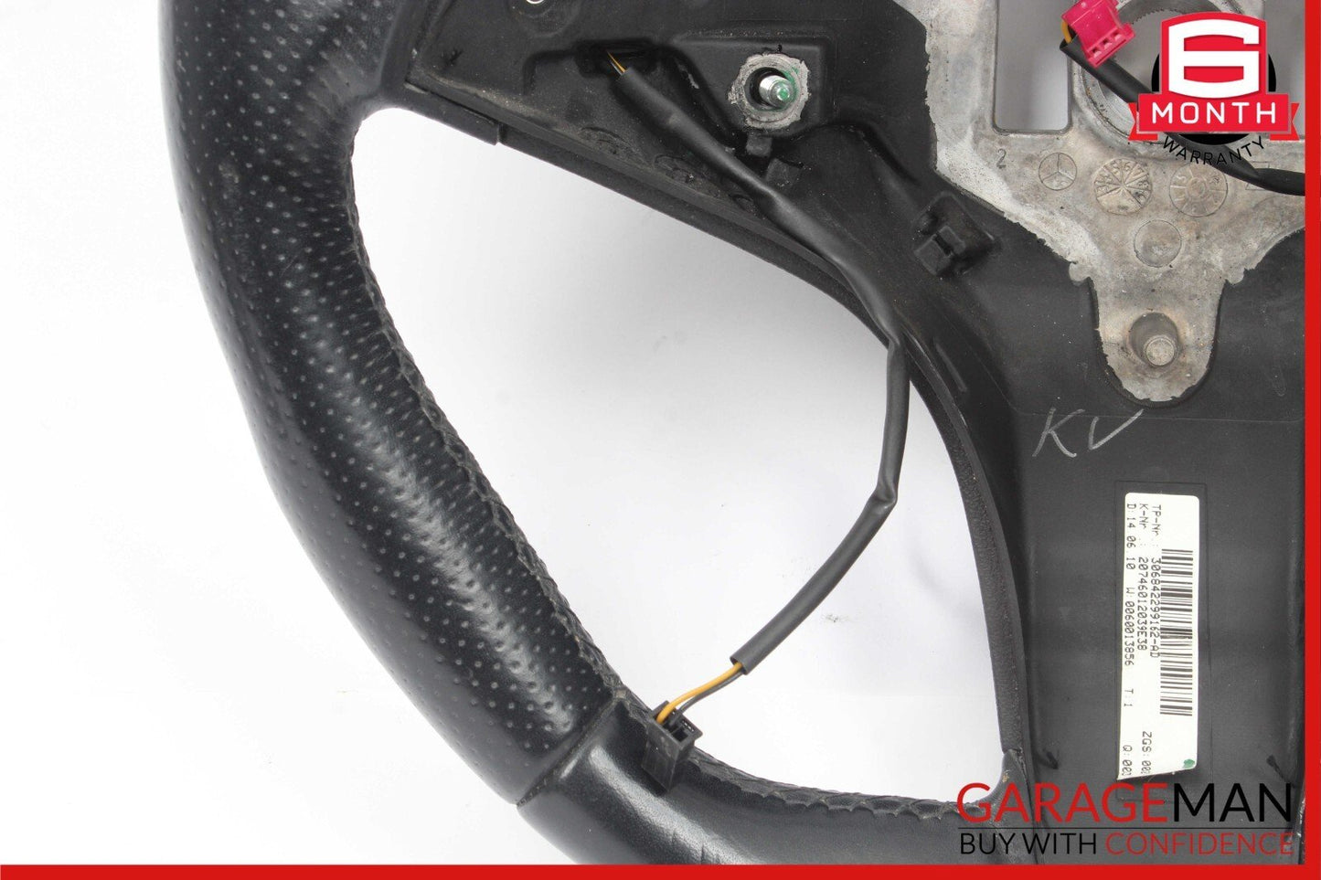 10-13 Mercedes W212 E350 E550 3 Spoke Sport Steering Wheel Black OEM