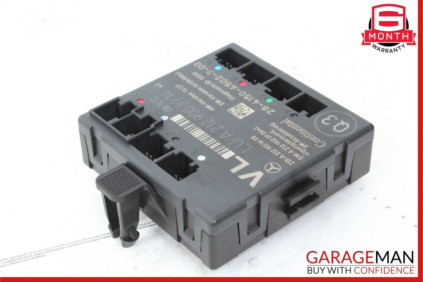 08-14 Mercedes W204 C250 C350 Front Left Side Door Control Module 2129003914 OEM