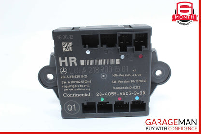 08-18 Mercedes W212 E350 CLS550 C300 Rear Right Side Door Control Module OEM