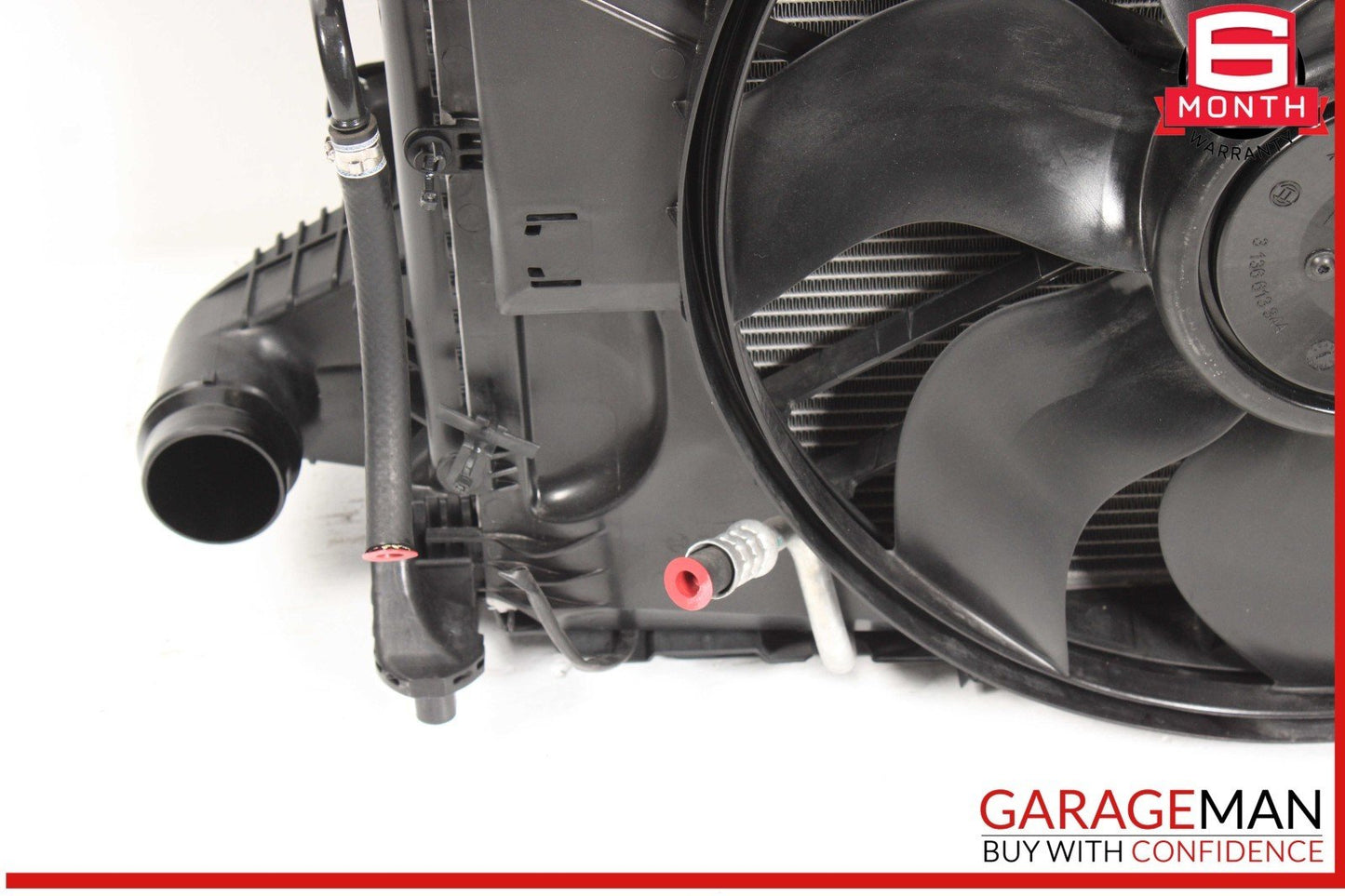 08-14 Mercedes W204 C250 E550 Engine Radiator Condenser Cooling Fan Motor Assy