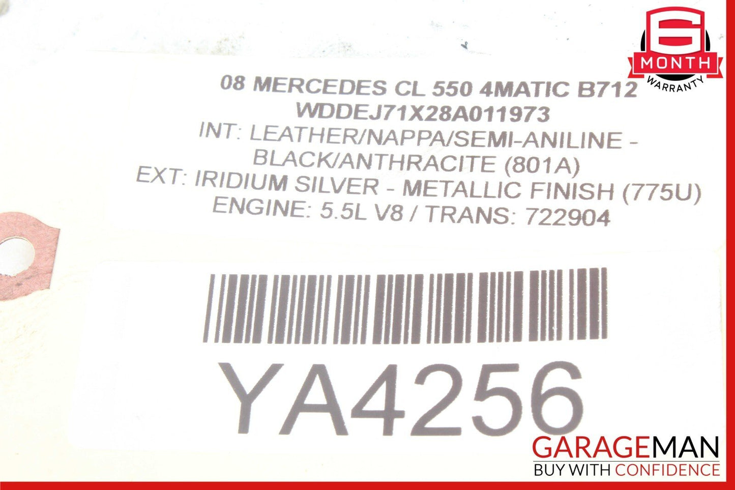 07-14 Mercedes W221 S550 CL550 CL63 AMG Rear Left / Right Side Upper Control Arm