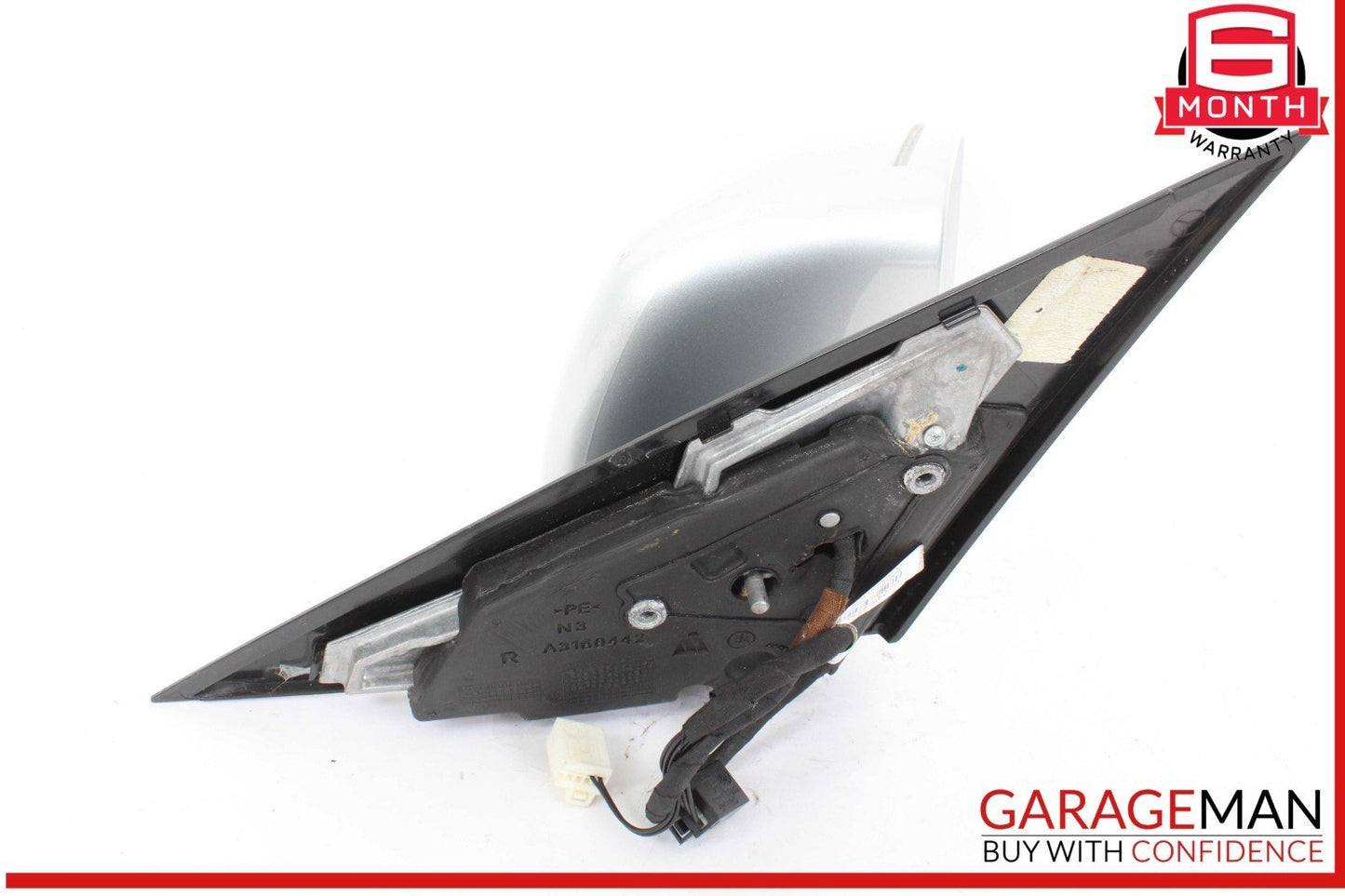 12-14 Mercedes W204 C250 C350 Front Right Side Door Rear View Mirror Silver OEM