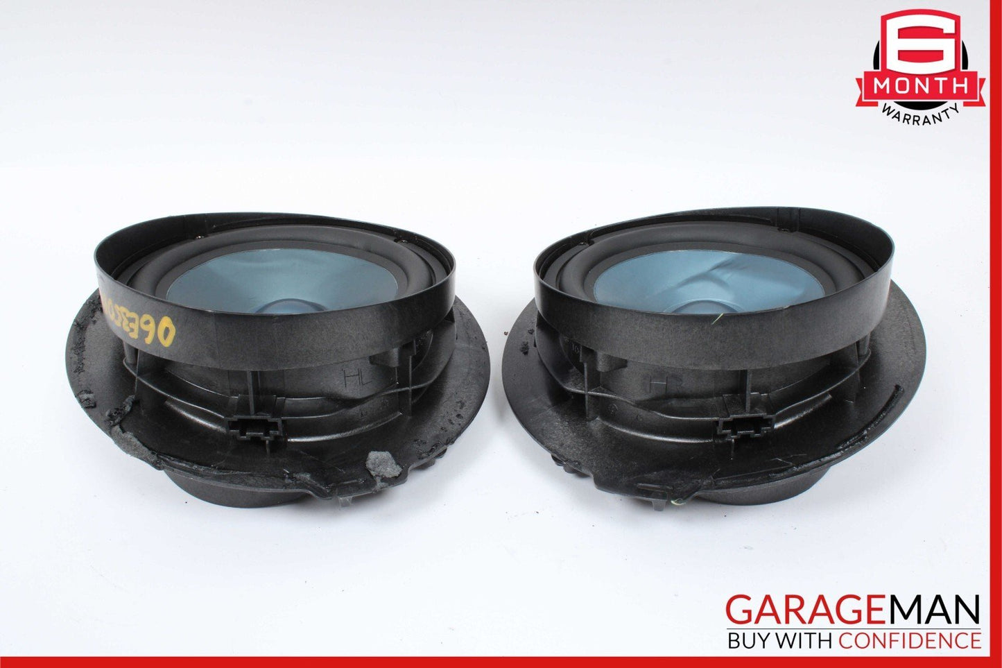07-09 Mercedes W211 E350 Rear Left & Right Side Door Audio Sound Speakers Set