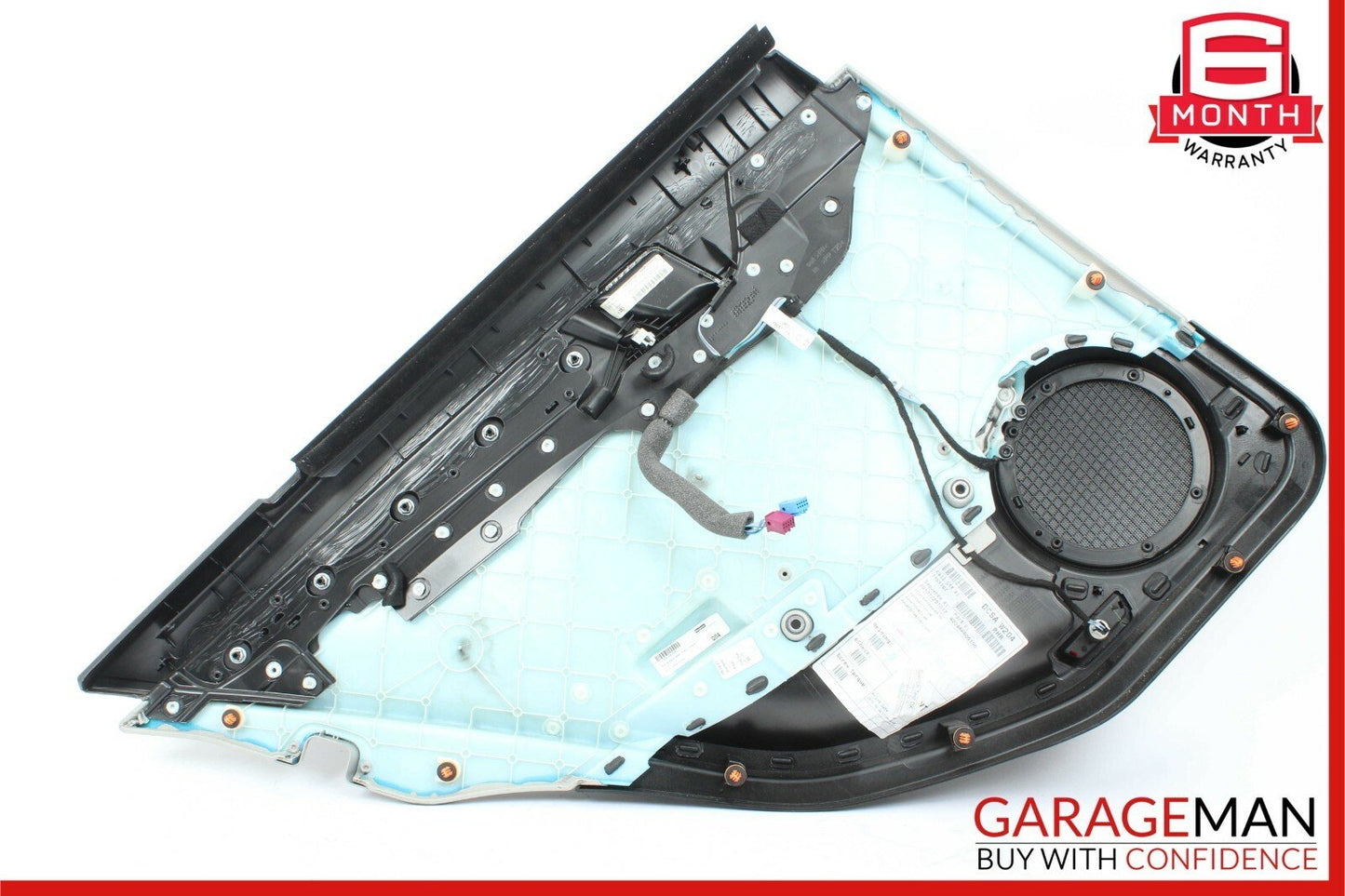 08-14 Mercedes W204 C300 Sedan Rear Right Side Interior Door Panel Cover Gray