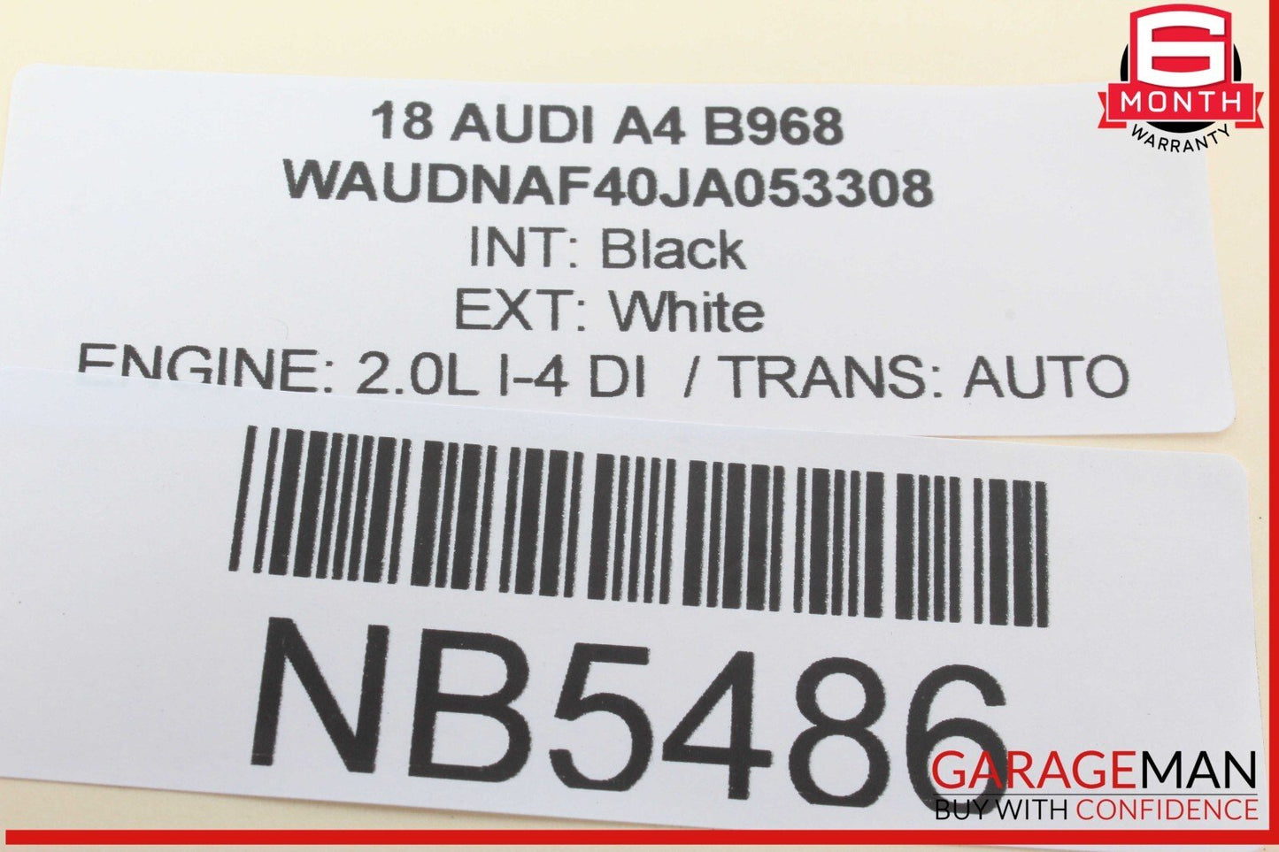 17-24 Audi A4 Quattro Front Right Passenger Side Window Regulator Motor OEM