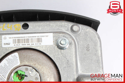 06-08 Mercedes W251 R350 ML500 GL450 Driver Steering Wheel Airbag Black OEM