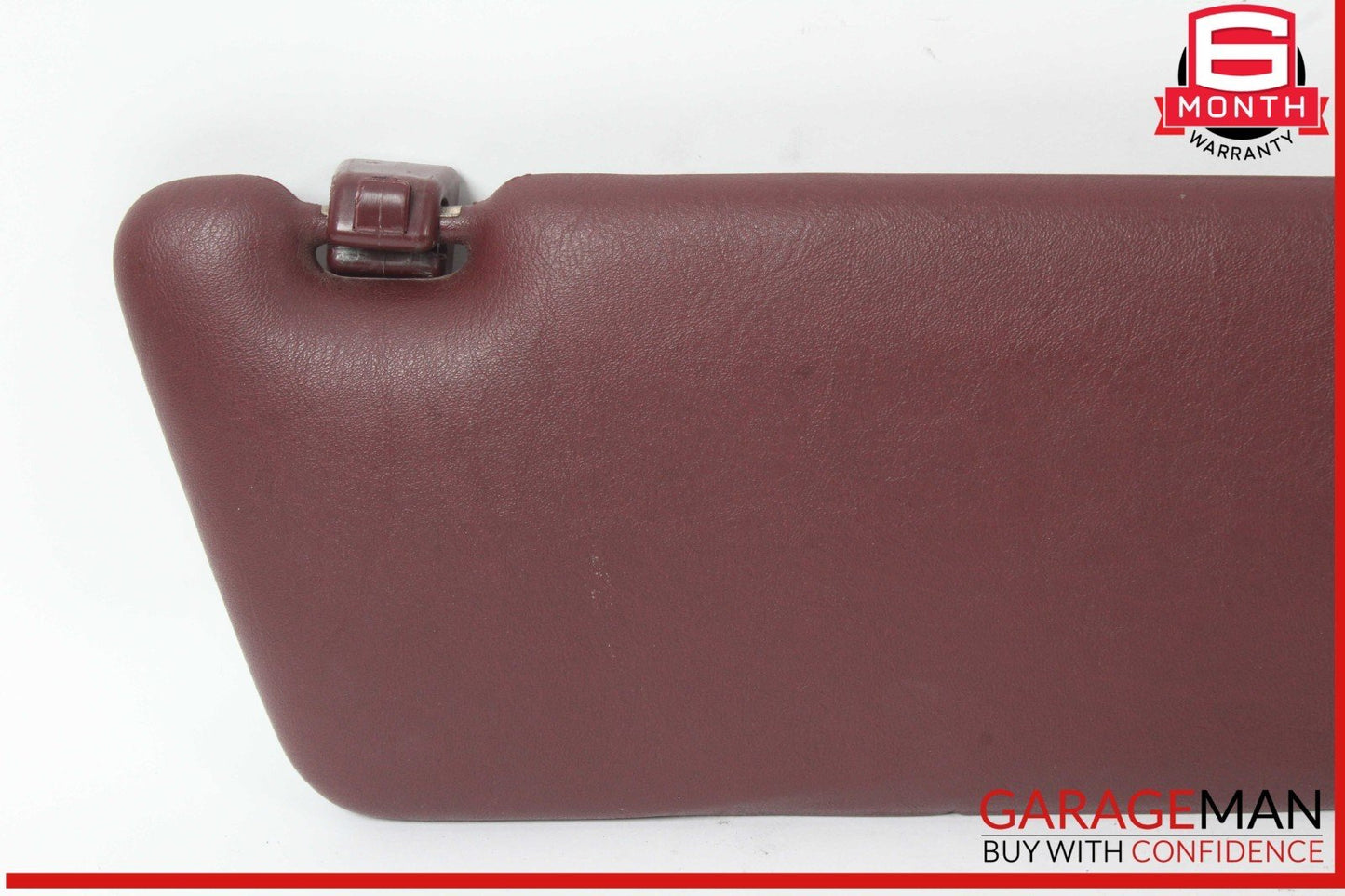 84-93 Mercedes W201 190E 190D Left Driver Side Sunvisor Burgundy OEM