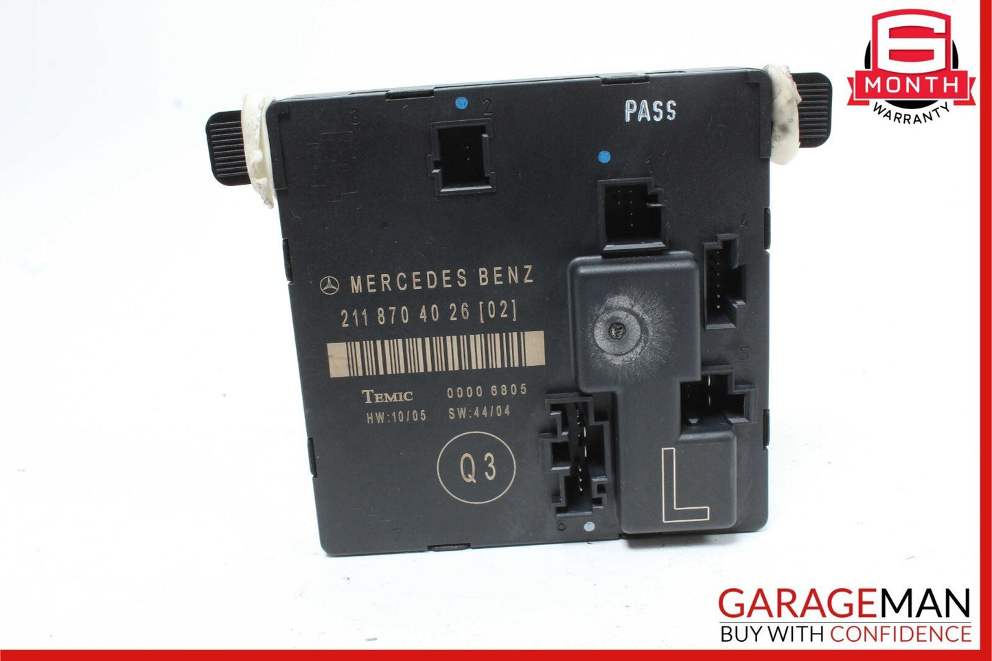 03-09 Mercedes W211 E350 E550 E63 AMG Rear Left Driver Door Control Module OEM