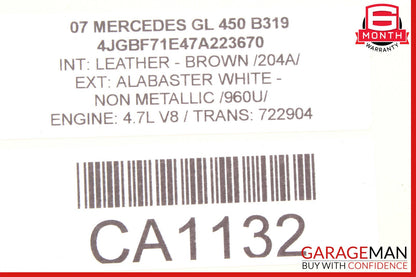 03-12 Mercedes X164 GL450 CLS550 Front Right Seat Control Module Unit OEM