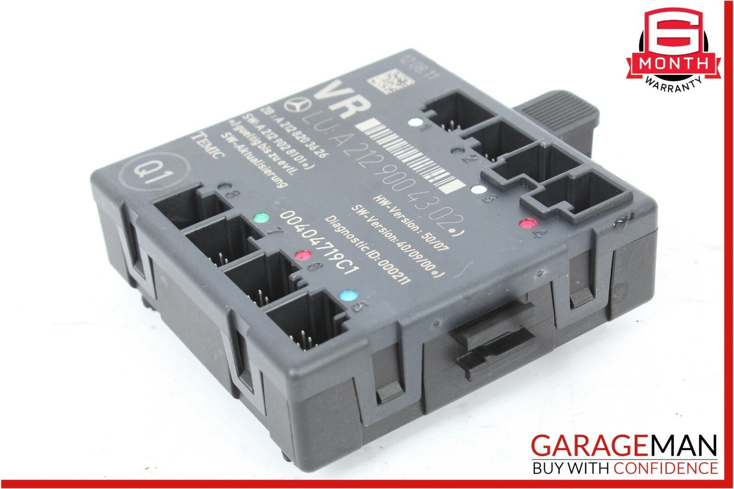 08-15 Mercedes C250 C63 AMG Front Right Passenger Side Door Control Module Unit
