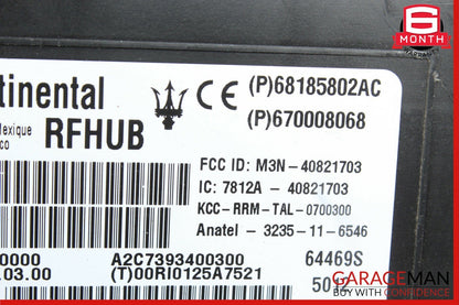 14-17 Maserati Ghibli HUB Passive Entry Control Module Unit OEM