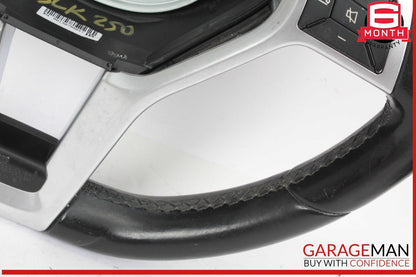 12-16 Mercedes R172 SLK250 SLK300 Steering Wheel w/ Paddle Shifters Black OEM