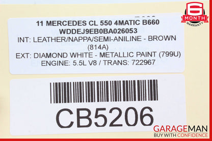11-14 Mercedes W216 CL550 S550 A/C AC Air Cooling Conditioning Compressor Pump