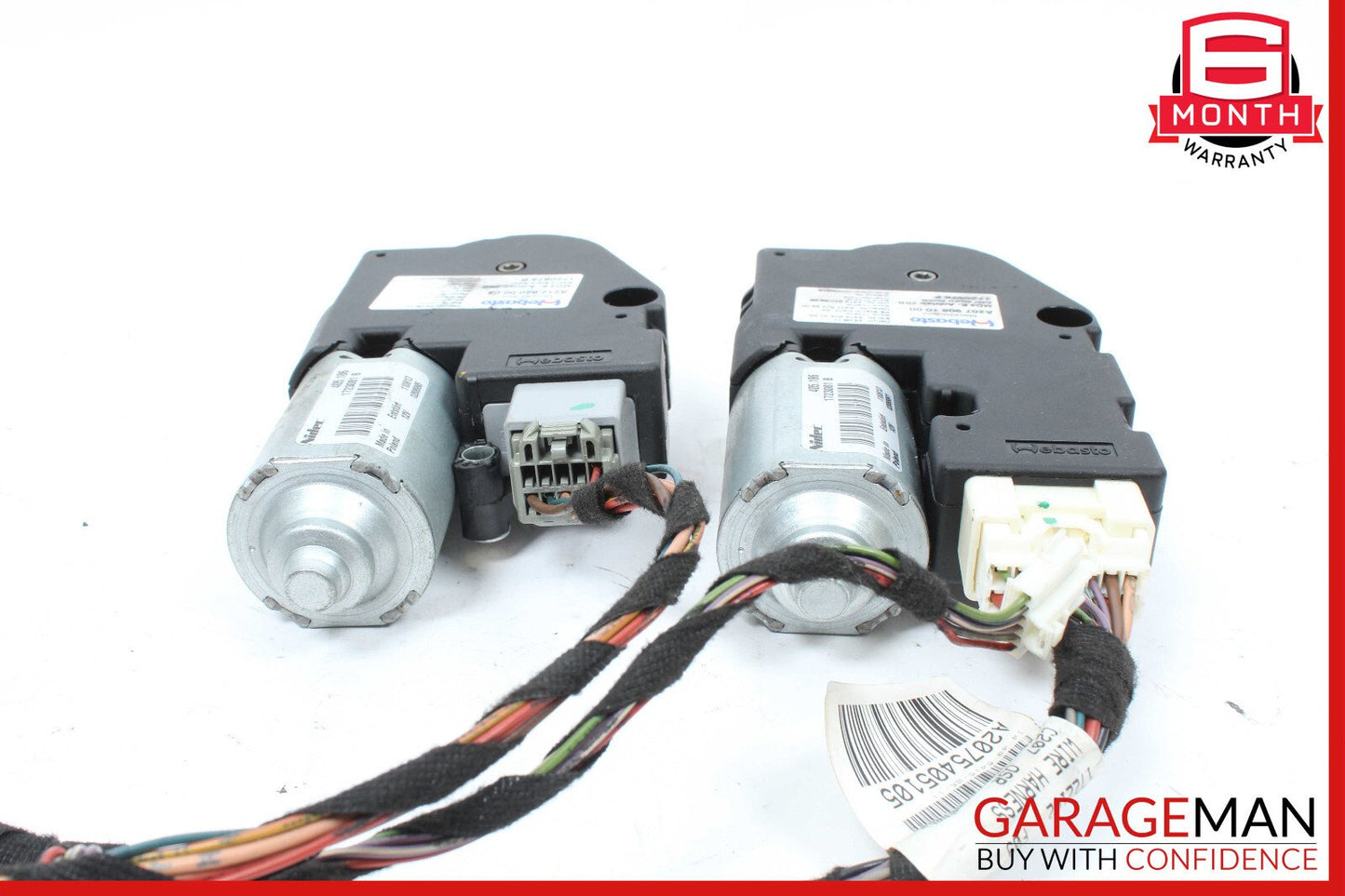 10-17 Mercedes C250 E350 Sunroof Sliding Roof & Sun Shade Roller Blind Motor Set