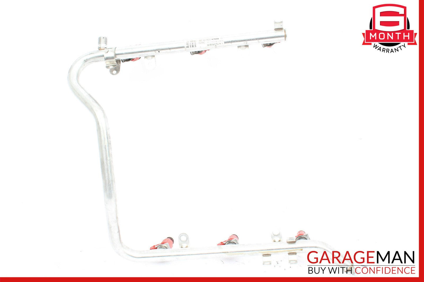 01-04 Mercedes W203 C240 Fuel Injection Rail Line w/ Injectors 1120700895 OEM