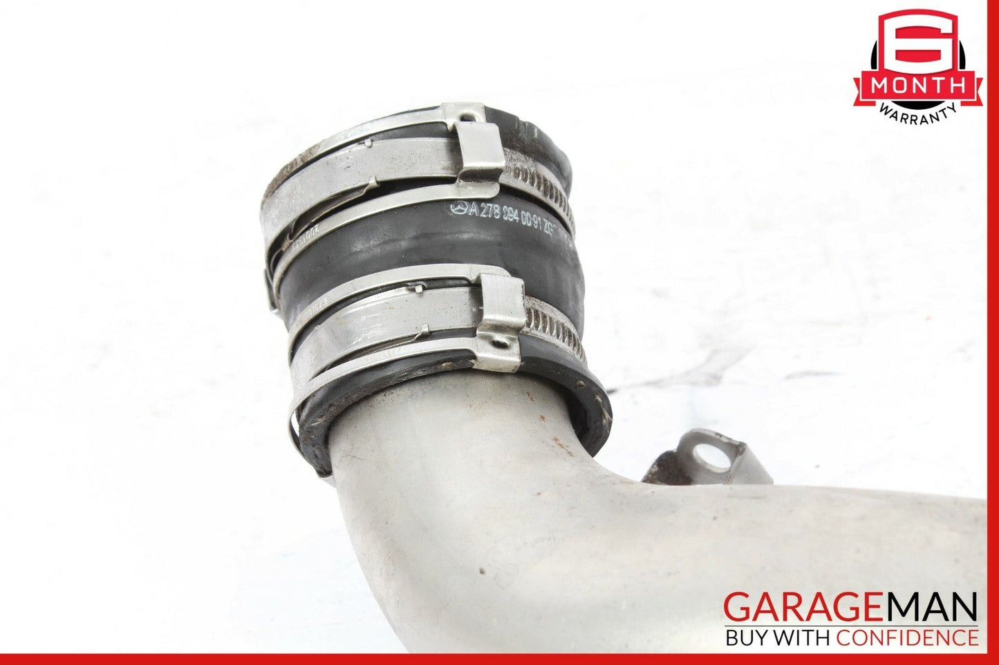 11-14 Mercedes W216 CL550 S550 4.7L Turbo Charger Hose Line Tube Assembly OEM