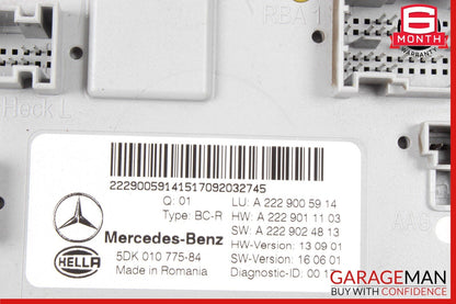 15-18 Mercedes W205 C300 C400 C350e Rear Trunk SAM Control Module Unit OEM