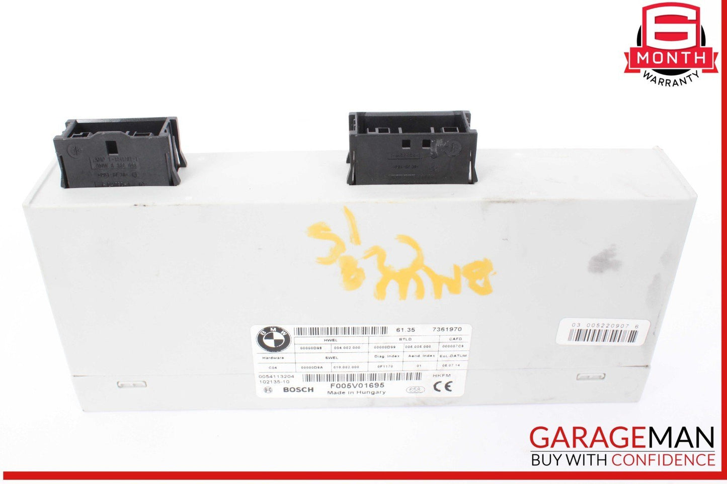11-16 BMW 528i 535i 550i F10 Trunk Lid Liftgate Tailgate Control Module Unit OEM