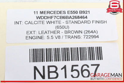 08-18 Mercedes W212 E550 C250 C300 Front Right Side Door Control Module OEM
