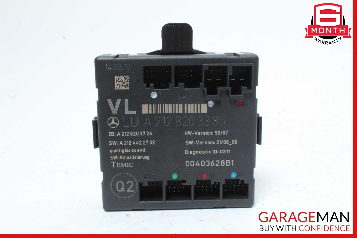 08-15 Mercedes W212 E350 4MATIC Front Left Side Door Control Module 2128203385