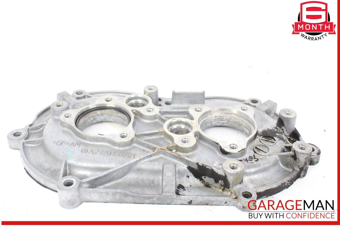 05-13 Mercedes W221 S400 Hybrid Front Left Side Engine Timing Chain Cover Plate