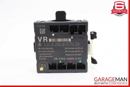 08-18 Mercedes W204 C300 C350 E400 Front Right Side Door Control Module OEM