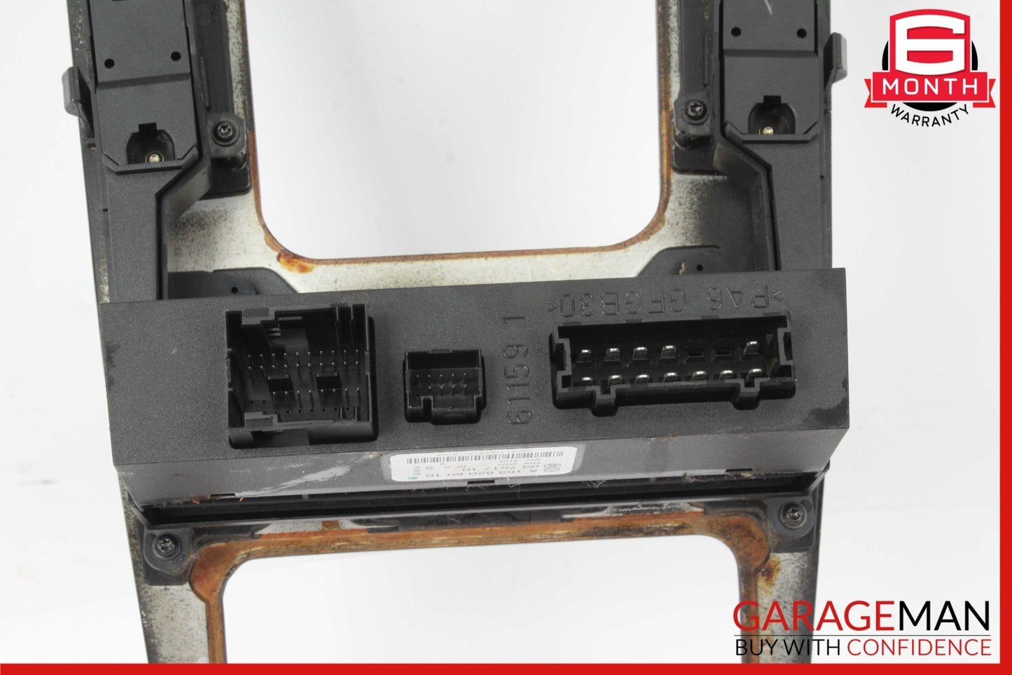 02-05 Mercedes W163 ML500 Center Console Shifter Window Switch Trim Bezel Wood