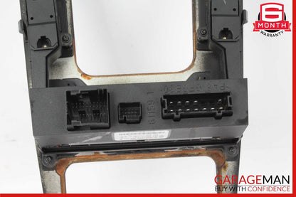 02-05 Mercedes W163 ML500 Center Console Shifter Window Switch Trim Bezel Wood