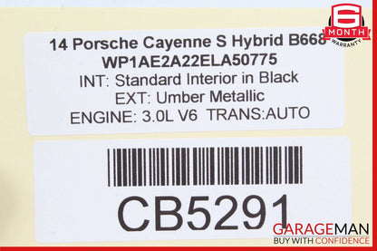 11-17 Porsche Cayenne 958 Audi D4 A8 A8L Door Control Module Front Right Side
