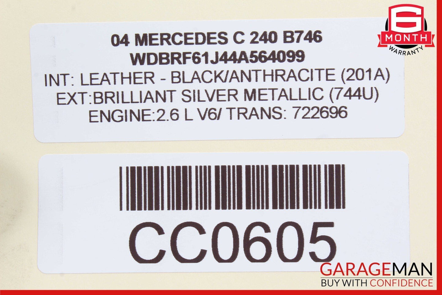 01-07 Mercedes W203 Ð¡280 C240 C55 AMG Rear Right Side Door Controller Module