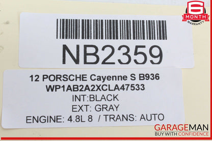 11-18 Porsche Cayenne S 958 Rear Right Side Door Window Regulator Motor Unit OEM